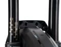 Optionally, the mudguard can be bolted directly to the fork using an adapter.