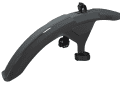 Universal mounting with Velcro straps: the Zefal Deflector FM40 mudguard.