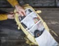 The large tool compartment with its light-coloured lining provides an excellent overview and a good structure.