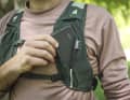 Even large smartphones fit into the storage compartments on the chest