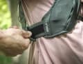 The Rogla can be adjusted to the body using two chest straps and a Velcro fastener on the rib arches