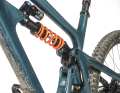 The steel spring rear provides 165 millimetres of suspension travel.