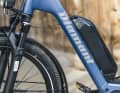 The clip-on battery on the Diamant scores points with its uncomplicated removal and keeps the weight of the bike low.