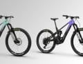 These are the two model variants of the new Forbidden Druid E-MTB: the CorE (left) and Druid LitE (right).