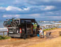 Whether alone on the wild west coast or in the north-east on a campsite: you can set off on a relaxing cycle tour anywhere