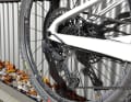 As usual, the Sram GX Eagle rear derailleur has a 10-52 cassette at the back.