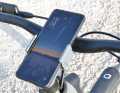 An integrated smartphone holder!
