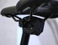 The control unit is compact and the battery is removable for charging.