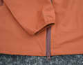 The cuffs are elasticated, the zip is waterproof and the hem is adjustable.