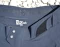 The waistband provides good support: the Velcro fasteners can be used to adjust the width and the silicone areas at the back stop the bike shorts on their way down.
