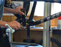 The EVO crank also has a new bottom bracket in the frame.