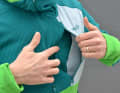 A sewn-in insert in the breast pocket keeps things tidy and keeps heavier items in place.