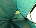Although there is plenty of space inside - in comparison - the darker fabric of the inner tent makes it appear narrower.
