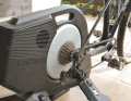 The hardtail was clamped and with the supplied 11-speed cassette the ensemble ran smoothly.