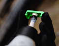 Handy bottles: filling tube and valve remover included.