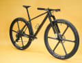 The giant bikes are coming: This prototype from Bike Ahead rolls on 32-inch wheels.