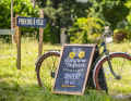 Inviting: Cyclists are welcome in this guinguette (typical French restaurant).