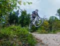 Das Testbike kam hauptsächlich bergab zum Einsatz. Uphills sind mit dem 14 Kilo schweren Fully eine Plackerei.