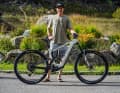 Sam Blenkinsop and his race bike: the Crestline 75/50 EEB.