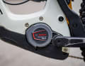 The bike features the CX Race motor from Bosch with extra-long overtravel.