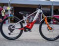 Flo's Orbea Wild: Suspension travel: 170/160 mm, weight: 24.5 kilos race-ready, motor: Bosch Performance CX Race, battery: Bosch Powertube 625 Wh.