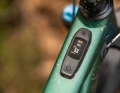 Simple and easy to use: The display in the top tube. Great: The power can also be switched on in increments of 10.