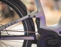 The damper is situated directly above the Bosch motor.