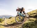 In corners, the LTe feels like it's on rails. Only when the corners get really tight does the bike need a little bit of pressure.