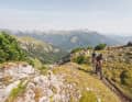 Thanks to the HPR 60 motor, the Propain climbs quietly, controlled and quickly.