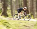 With the progressive geometry of the Merida Big.Nine 10K hardtail, cross-country riders can switch to flight mode.
