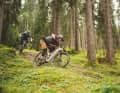 Downhill, the Mondraker almost gives off an enduro vibe with its fluffy suspension and confident riding position.