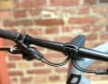 This is what a tidy cockpit should look like, full integration is still difficult with flat bars. Great brake levers!