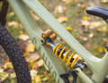 A steel spring damper gave the rear of the Spectral 125 a somewhat richer response behaviour.