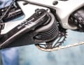 The cooling fins of the Ride 60 are visible from below - but otherwise the small Fazua engine is barely recognisable as such.