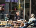 A quick, strong pick-me-up before the trail: Café Zur Bohne is part of the riders' starting ritual.