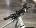 An Acid light is fitted to the flat-bar handlebars as standard.