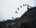 Big thing: Brage Vestavik on the monster drop. In 2021, Brage won the hearts of freeride fans with his X Games edit, but "only" came second. | Blur Media