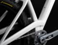 Die Kettenstreben des El Camös F-00 Hardtails bauen besonders kurz und setzen weit vorne am Hauptrahmen an.