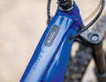 Giant's top tube display remains sporty and minimalist. The rider gets more information about the bike in the app.
