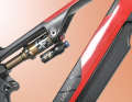 The Float X damper manages 150 millimetres of travel.