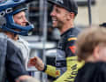 Fabien Barel (right) sees a great future in e-racing.