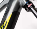 The Bosch battery is secured with a key and can be easily removed from the frame by pulling it downwards.