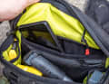 There is also a soft padded compartment for your smartphone on the inside.