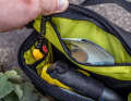 Valuables can be stored in one of three zip pockets.