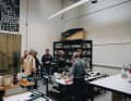 In der Carbonentwicklung entstehen gerade Prototypen fürs Downhill-Racing-Team.