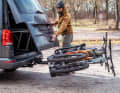 If you want to be able to access the boot whilst on the move, you must check the tilt angle of the bike rack before buying. It’s best to check this on the spot, on your own car!