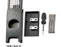 The mini-tool with tyre plugs: Crankbrothers F11-Minitool.