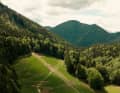 Making the best of a bad situation: in summer, the ski slopes in Faistenau are transformed into a bike park.