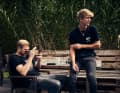 Big Buddies: Georg Fechter (left) and Fabio Wibmer (right).