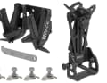 Mit 1,5 Kilo pro Aufnahme ist der Pushrack V3 besonders leicht und soll die Fahrräder dennoch offroad-tauglich fixieren.